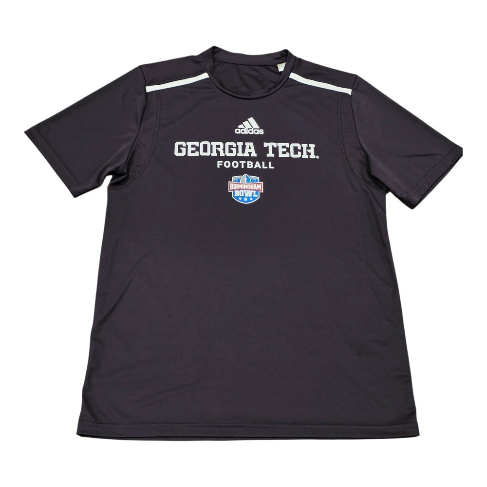 Men's adidas Georgia Tech Yellow Jackets Birmingham Bowl Shirt Black Sz Medium